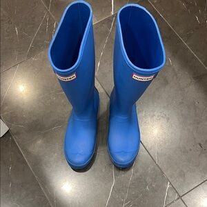 Authentic Hunter Boots Vibrant Cobalt Blue size EU size 37, UK4